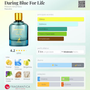 Daring Blue For Life